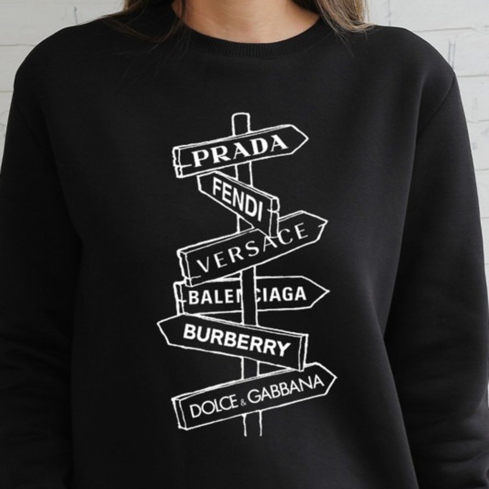 Fashion Brands Street Sign Sweatshirt (P)